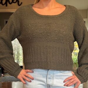 L.A. Hearts Olive Green Women's Sweater